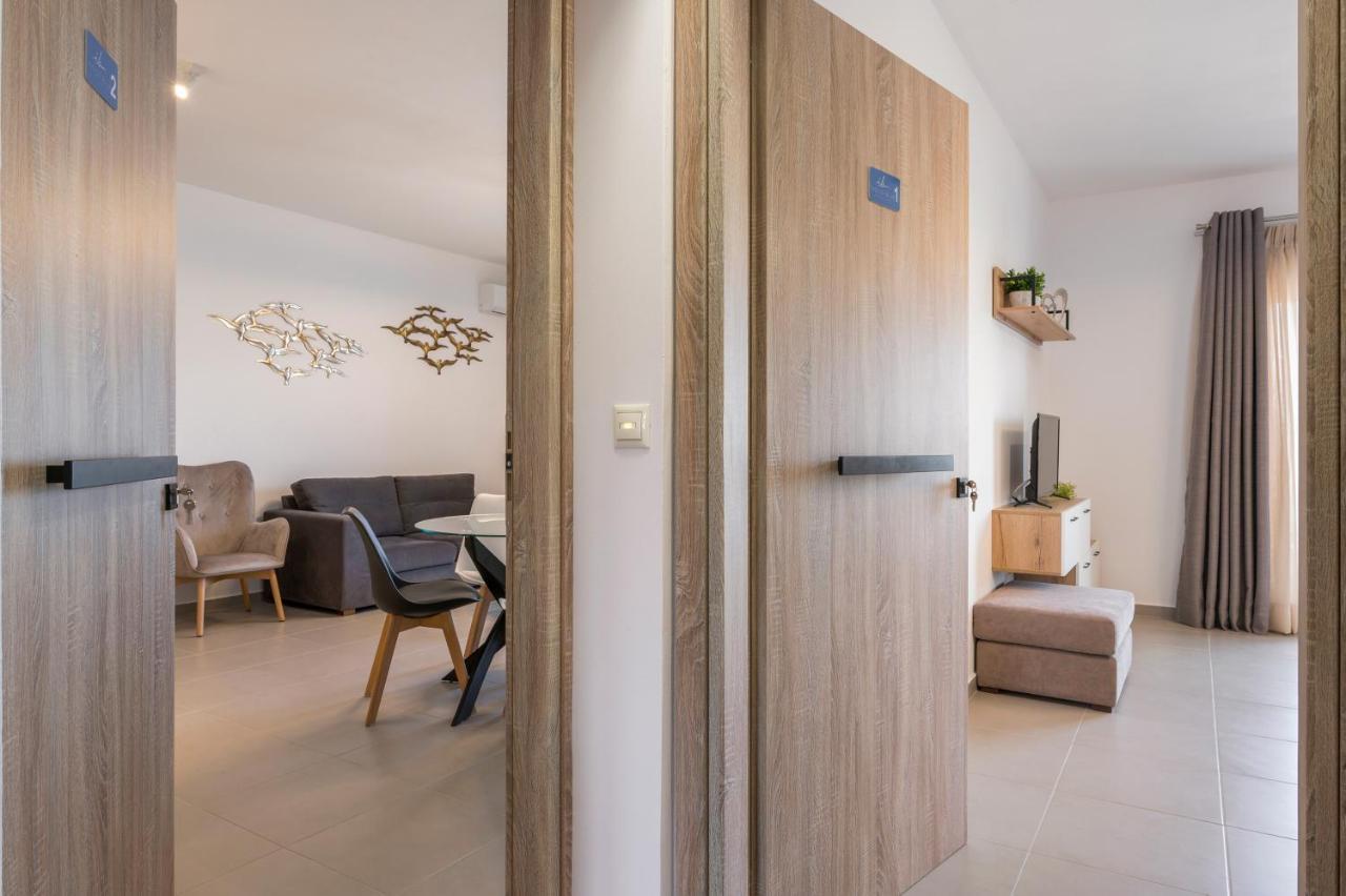 Indigo Blue Seaside Deluxe Apartments Kíszamosz Kültér fotó