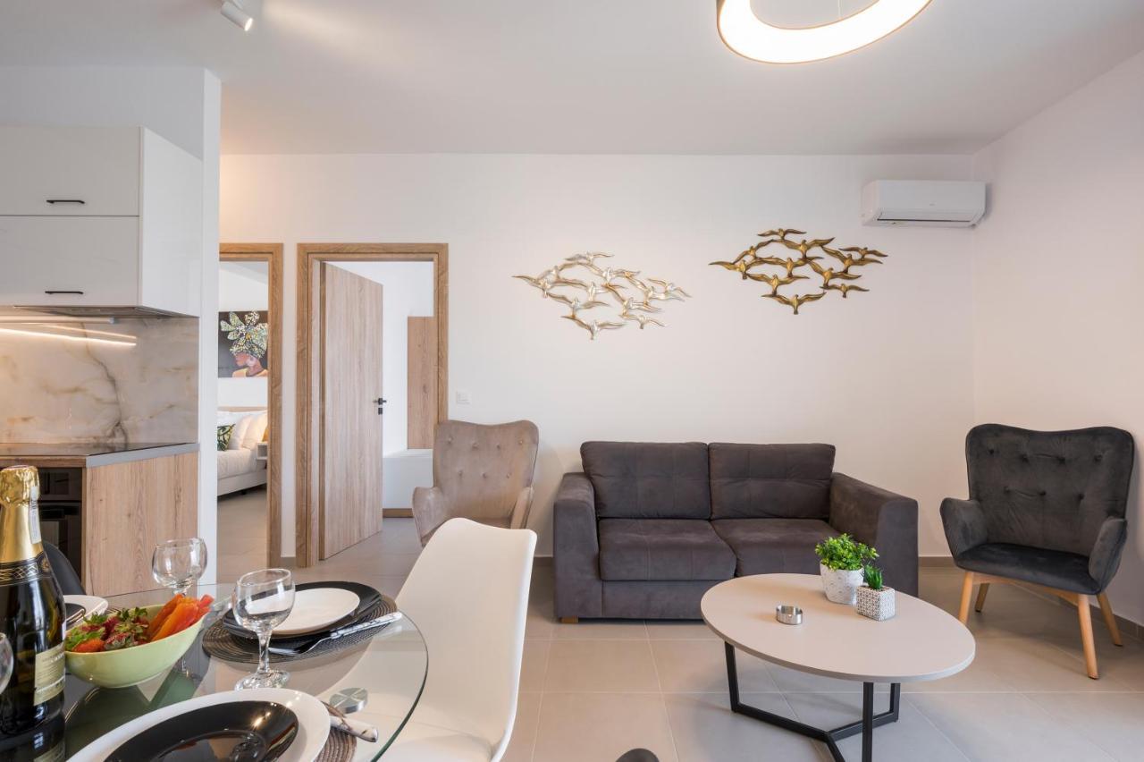 Indigo Blue Seaside Deluxe Apartments Kíszamosz Kültér fotó